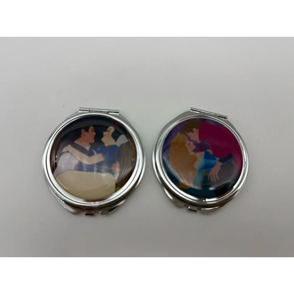 Prince Charming Princesses Disney Beauty Gift Makeup Compact Mirror Lot Of 11